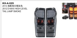 2012 D-MAX HIGH LEVEL TAIL LAMP SMOKE KX-A-029