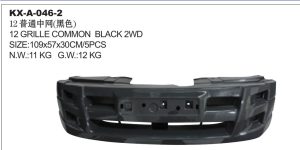 12 GRILLE COMMON BLACK 2WD - D-MAX KX-A-046-2