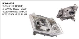 D-MAX'12 HEAD LAMP KX-A-051