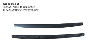 12 D-MAX HOOD STRIP BLACK KX-A-063-2
