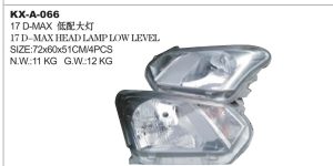 17 D-MAX HEAD LAMP LOW LEVEL KX-A-066