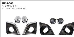 17 D-MAX FOG LAMP 4WD KX-A-069