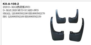 D-MAX 2020 MUD GUARD 4WD KX-A-108-2