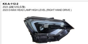 2023 D-MAX HEAD LAMP HIGH LEVEL (RIGHT HAND DRIVE) KX-A-112-2