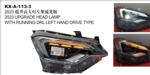 2023 UPGRADE HEAD LAMP WITH RUNNING DRL LEFT HAND DRIVE TYPE - D-MAX KX-A-113-3