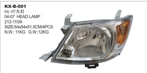 04-07 HEAD LAMP - HILUX KX-B-001