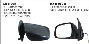 04-07 MIRROR BLACK - HILUX KX-B-008