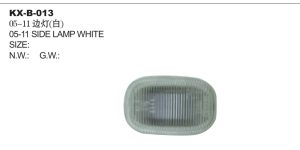 05-11 SIDE LAMP WHITE - HILUX KX-B-013