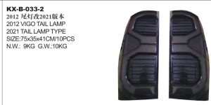 2012 VIGO TAIL LAMP 2021 TAIL LAMP TYPE KX-B-033-2
