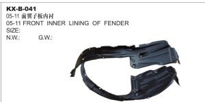 05-11 FRONT INNER LINING OF FENDER - HILUX KX-B-041