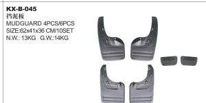MUDGUARD 4PCS6PCS - HILUX KX-B-045