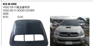 VIGO 05-11 HOOD COVER KX-B-086
