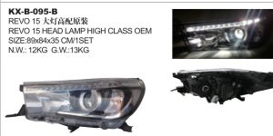 REVO 15 HEAD LAMP HIGH CLASS OEM KX-B-095-B