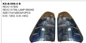 REVO 15 TAIL LAMP SMOKE KX-B-096-4B