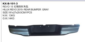 HILUX REVO 2015- REAR BUMPER GRAY KX-B-101-3