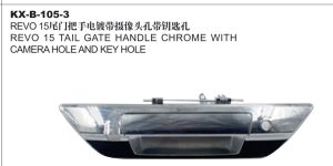 REVO 15 TAIL GATE HANDLE CHROME WITH CAMERA HOLE AND KEY HOLE KX-B-105-3