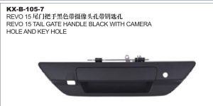 REVO 15 TAIL GATE HANDLE BLACK WITH CAMERA HOLE AND KEY HOLE KX-B-105-7