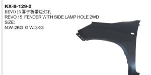 REVO 15 FENDER WITH SIDE LAMP HOLE 2WD KX-B-129-2