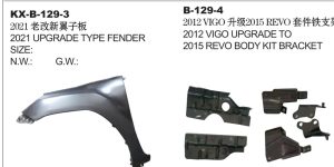 REVO 15 FENDER 4WD KX-B-129-3