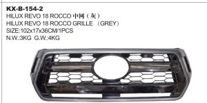HILUX REVO 18 ROCCO GRILLE (GREY) KX-B-154-2