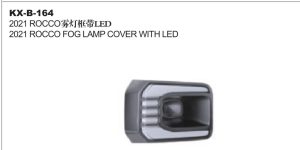 2021 ROCCO FOG LAMP COVER WITH LED - HILUX KX-B-164