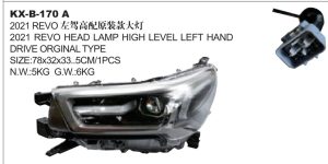 2021 REVO HEAD LAMP HIGH LEVEL LEFT HAND DRIVE ORGINAL TYPE