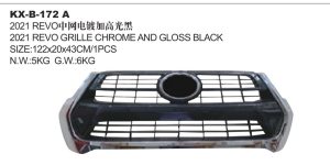 2021 REVO GRILLE CHROME AND GLOSS BLACK