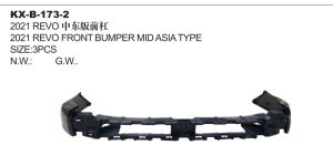 2021 REVO FRONT BUMPER MID ASIA TYPE KX-B-173-2