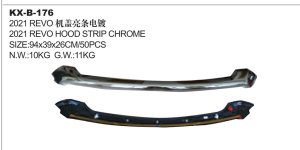 2021 REVO HOOD STRIP CHROME