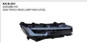2026 TRAVO HEAD LAMP HIGH LEVEL KX-B-201