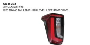 2026 TRAVO TAIL LAMP HIGH LEVEL LEFT HAND DRIVE KX-B-203