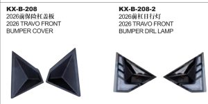 2026 TRAVO FRONT BUMPER COVER KX-B-208