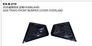 2026OVERLAND 2026 TRAVO FRONT BUMPER COVER OVERLAND KX-B-210
