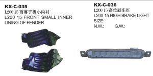 L200 15 FRONT SMALL INNER LINING OF FENDER KX-C-035