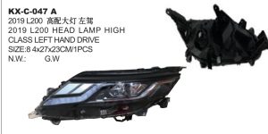 2019 L200 HEAD LAMP HIGH CLASS LEFT HAND DRIVE KX-C-047