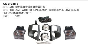 2019 FOG LAMP WITH TURNING LAMP HIGH CLASS - L200 KX-C-048-3