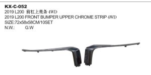 2019 L200 FRONT BUMPER UPPER CHROME STRIP 4WD