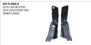2019 L200 FRONT BIG INNER LINING KX-C-060-2