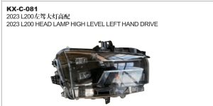 2023 L200 HEAD LAMP HIGH LEVEL LEFT HAND DRIVE KX-C-081