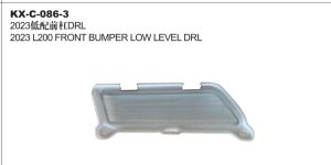 2023 L200 FRONT BUMPER LOW LEVEL DRL KX-C-086-3