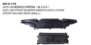 2023 L200 FRONT BUMPER INNER PLASTIC COVER (FRONT BIG AND REAR SMALL) KX-C-110