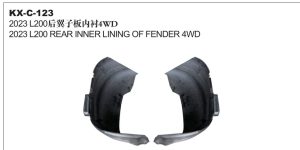2023 L200 REAR INNER LINING OF FENDER 4WD KX-C-123