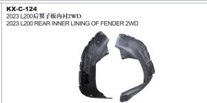 2023 L200 REAR INNER LINING OF FENDER 2WD KX-C-124