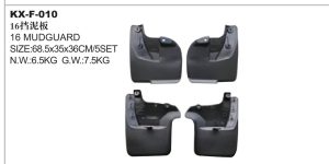 16 MUDGUARD – FORTUNER