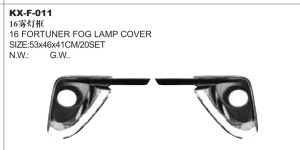 16 FORTUNER FOG LAMP COVER