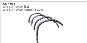 2016 FORTUNER FENDER FLARE KX-F-036