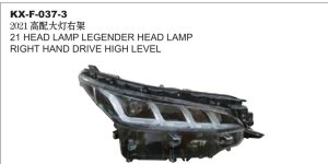 21 HEAD LAMP LEGENDER HEAD LAMP RIGHT HAND DRIVE HIGH LEVEL - FORTUNER KX-F-037-3