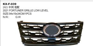 2021 FORTUNER GRILLE LOW LEVEL KX-F-039