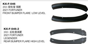 2021 FORTUNER FRONT BUMPER FLARE LOW LEVEL KX-F-046