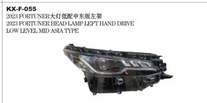 2023 FORTUNER HEAD LAMP LEFT HAND DRIVE LOW LEVEL MID ASIA TYPE KX-F-055